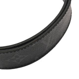 LOUIS VUITTON ルイヴィトン モノグラムエクリプス サンチュール LVサンセット サイズ85 ブラック M0227 メンズ モノグラムキャンバス ベルト ABランク 中古 銀蔵