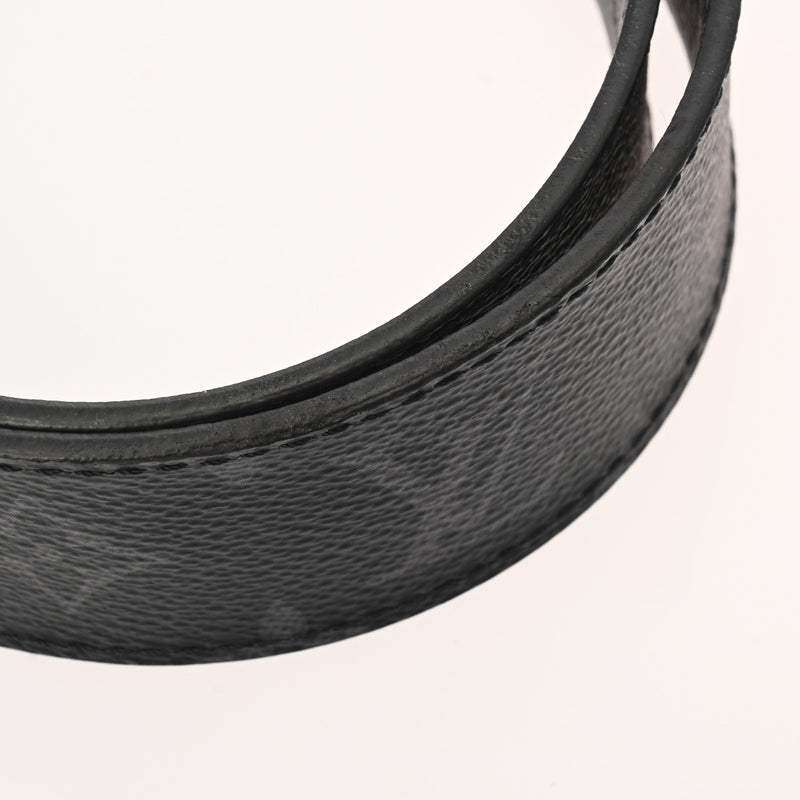 LOUIS VUITTON ルイヴィトン モノグラムエクリプス サンチュール LVサンセット サイズ85 ブラック M0227 メンズ モノグラムキャンバス ベルト ABランク 中古 銀蔵