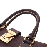 LOUIS VUITTON ルイヴィトン スハリ ファビュロー ブリュンヌ M91814 レディース ゴートスキン ハンドバッグ ABランク 中古 銀蔵