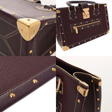 LOUIS VUITTON ルイヴィトン スハリ ファビュロー ブリュンヌ M91814 レディース ゴートスキン ハンドバッグ ABランク 中古 銀蔵