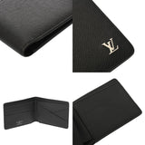 LOUIS VUITTON ルイヴィトン タイガ ポルトフォイユ ミュルティプル ノワール M30295 メンズ レザー 二つ折り財布 Aランク 中古 銀蔵