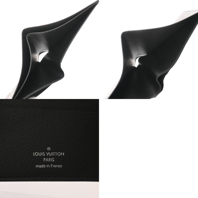 LOUIS VUITTON ルイヴィトン タイガ ポルトフォイユ ミュルティプル ノワール M30295 メンズ レザー 二つ折り財布 Aランク 中古 銀蔵
