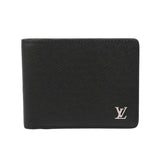 LOUIS VUITTON ルイヴィトン タイガ ポルトフォイユ ミュルティプル ノワール M30295 メンズ レザー 二つ折り財布 Aランク 中古 銀蔵