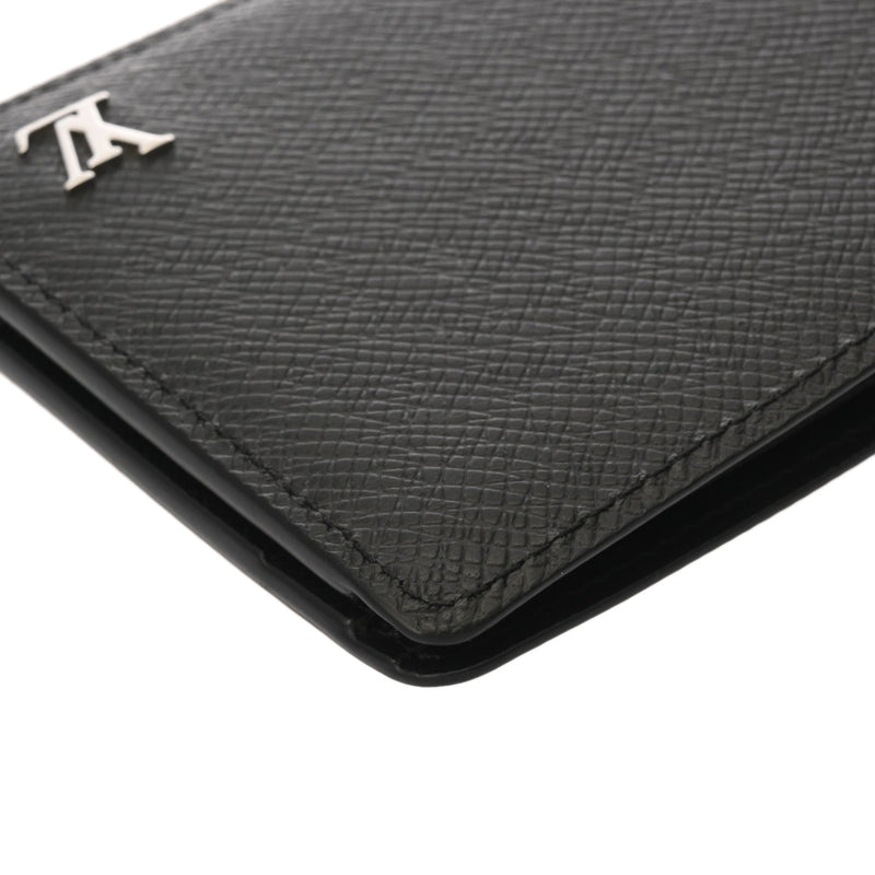 LOUIS VUITTON ルイヴィトン タイガ ポルトフォイユ ミュルティプル ノワール M30295 メンズ レザー 二つ折り財布 Aランク 中古 銀蔵