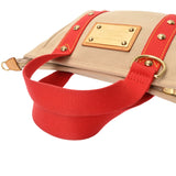 LOUIS VUITTON ルイヴィトン アンティグア カバ PM ベージュ M40038 レディース コットンキャンバス ハンドバッグ ABランク 中古 銀蔵