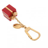 LOUIS VUITTON ルイヴィトン ビジューサックサプライズ レッド M66188 レディース キーホルダー ABランク 中古 銀蔵