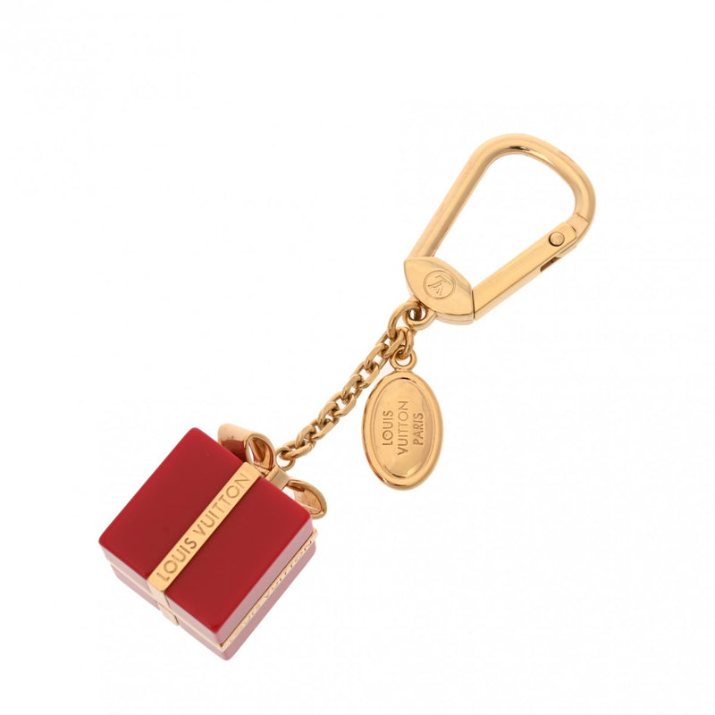 LOUIS VUITTON ルイヴィトン ビジューサックサプライズ レッド M66188 レディース キーホルダー ABランク 中古 銀蔵