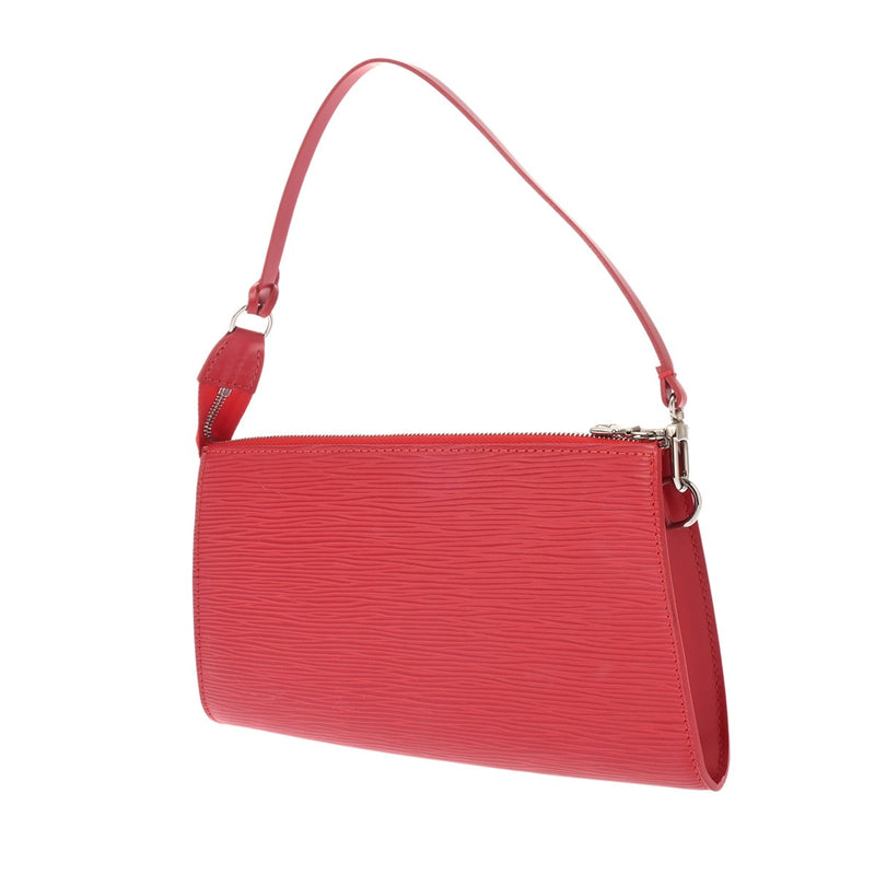 LOUIS VUITTON ルイヴィトン エピ ポシェット アクセソワール カスティリアンレッド M52947 レディース レザー アクセサリーポーチ Aランク 中古 銀蔵