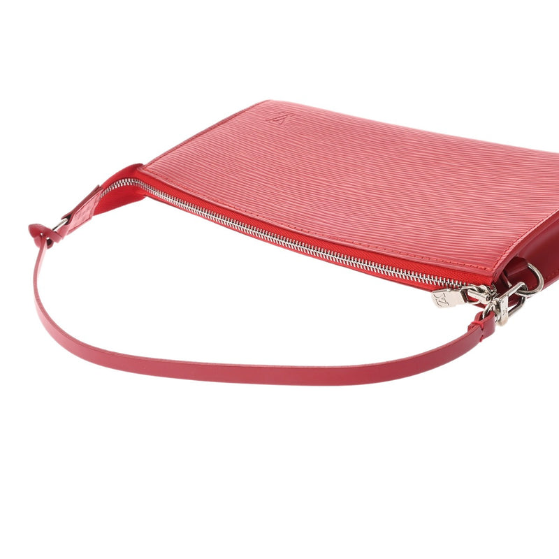 LOUIS VUITTON ルイヴィトン エピ ポシェット アクセソワール カスティリアンレッド M52947 レディース レザー アクセサリーポーチ Aランク 中古 銀蔵