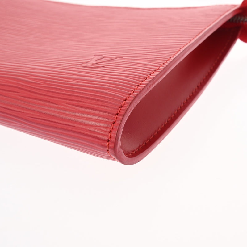 LOUIS VUITTON ルイヴィトン エピ ポシェット アクセソワール カスティリアンレッド M52947 レディース レザー アクセサリーポーチ Aランク 中古 銀蔵