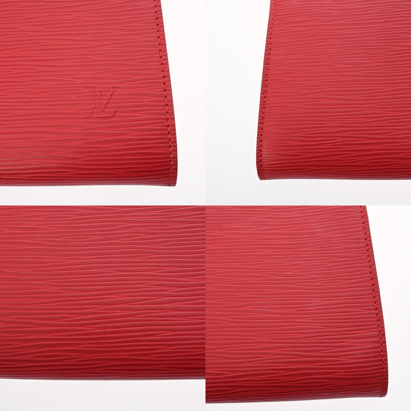 LOUIS VUITTON ルイヴィトン エピ ポシェット アクセソワール カスティリアンレッド M52947 レディース レザー アクセサリーポーチ Aランク 中古 銀蔵