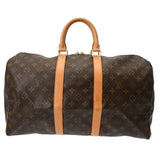 LOUIS VUITTON ルイヴィトン モノグラム キーポル 45 ブラウン M41428 ユニセックス モノグラムキャンバス ボストンバッグ ABランク 中古 銀蔵
