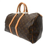 LOUIS VUITTON ルイヴィトン モノグラム キーポル 45 ブラウン M41428 ユニセックス モノグラムキャンバス ボストンバッグ ABランク 中古 銀蔵