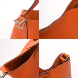 HERMES エルメス ピコタン MM オレンジ □K刻印(2007年頃) レディース トリヨンクレマンス ハンドバッグ Bランク 中古 銀蔵