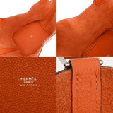 HERMES エルメス ピコタン MM オレンジ □K刻印(2007年頃) レディース トリヨンクレマンス ハンドバッグ Bランク 中古 銀蔵