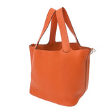 HERMES エルメス ピコタン MM オレンジ □K刻印(2007年頃) レディース トリヨンクレマンス ハンドバッグ Bランク 中古 銀蔵