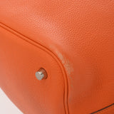 HERMES エルメス ピコタン MM オレンジ □K刻印(2007年頃) レディース トリヨンクレマンス ハンドバッグ Bランク 中古 銀蔵