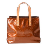 LOUIS VUITTON ルイヴィトン モノグラムヴェルニ リード PM ブロンズ M91146 レディース ヴェルニ ハンドバッグ Bランク 中古 銀蔵