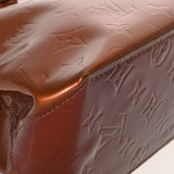 LOUIS VUITTON ルイヴィトン モノグラムヴェルニ リード PM ブロンズ M91146 レディース ヴェルニ ハンドバッグ Bランク 中古 銀蔵