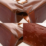 LOUIS VUITTON ルイヴィトン モノグラムヴェルニ リード PM ブロンズ M91146 レディース ヴェルニ ハンドバッグ Bランク 中古 銀蔵