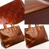 LOUIS VUITTON ルイヴィトン モノグラムヴェルニ リード PM ブロンズ M91146 レディース ヴェルニ ハンドバッグ Bランク 中古 銀蔵