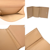 CHANEL シャネル スモールフラップウォレット ベージュ AP3882 レディース カーフ 三つ折り財布 Aランク 中古 銀蔵