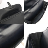 HERMES エルメス サックアデペッシュ 34 ブルーインディゴ □C刻印(1999年頃) メンズ ボックスカーフ ビジネスバッグ Bランク 中古 銀蔵