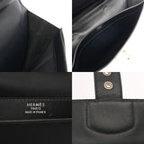 HERMES エルメス サックアデペッシュ 34 ブルーインディゴ □C刻印(1999年頃) メンズ ボックスカーフ ビジネスバッグ Bランク 中古 銀蔵