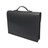 HERMES エルメス サックアデペッシュ 34 ブルーインディゴ □C刻印(1999年頃) メンズ ボックスカーフ ビジネスバッグ Bランク 中古 銀蔵