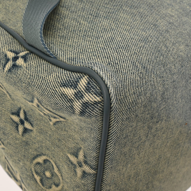 LOUIS VUITTON ルイヴィトン モノグラム モンスリバッグパック ブルー M22534 メンズ ウォッシュデニム リュック・デイパック ABランク 中古 銀蔵