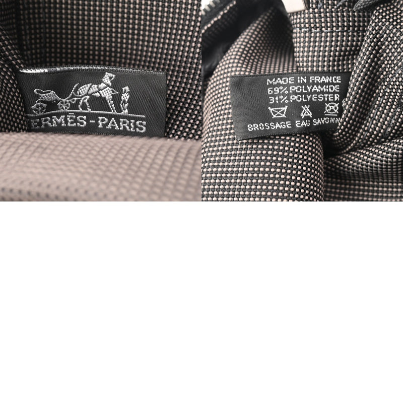 HERMES エルメス エールライン トート PM 旧型 グレー ユニセックス キャンバス トートバッグ ABランク 中古 銀蔵