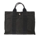 HERMES エルメス エールライン トート PM 旧型 グレー ユニセックス キャンバス トートバッグ ABランク 中古 銀蔵