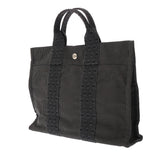 HERMES エルメス エールライン トート PM 旧型 グレー ユニセックス キャンバス トートバッグ ABランク 中古 銀蔵