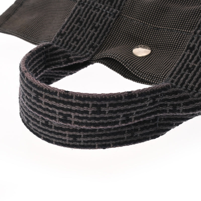 HERMES エルメス エールライン トート PM 旧型 グレー ユニセックス キャンバス トートバッグ ABランク 中古 銀蔵