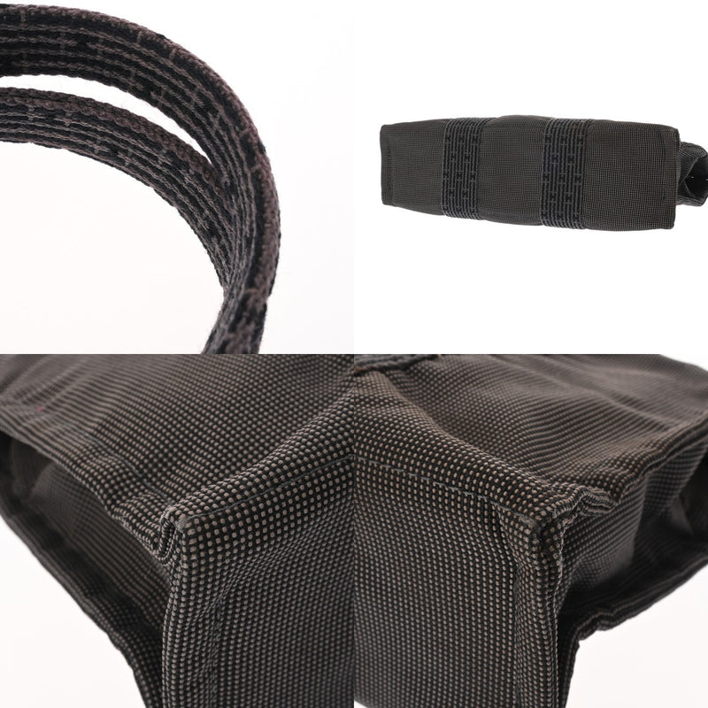 HERMES エルメス エールライン トート PM 旧型 グレー ユニセックス キャンバス トートバッグ ABランク 中古 銀蔵