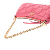 GUCCI グッチ GGマトラッセ ショルダーバッグ ピンク 735049 レディース レザー ショルダーバッグ Aランク 中古 銀蔵
