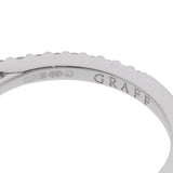 GRAFF グラフ アイコンラウンドリング ダイヤ 0.41ct E-VS1-3EX #8 8号 レディース K18ホワイトゴールド WG リング・指輪 Aランク 中古 銀蔵
