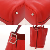 HERMES エルメス ピコタン ロック PM ルージュクー D刻印(2019年頃) レディース トリヨンクレマンス ハンドバッグ Aランク 中古 銀蔵