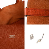 HERMES エルメス ピコタン ロック MM テールバテュー X刻印(2016年頃) レディース トリヨンクレマンス ハンドバッグ Aランク 中古 銀蔵