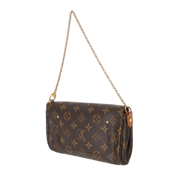 LOUIS VUITTON ルイヴィトン モノグラム フェイボリット PM 2WAY ブラウン M40717 レディース モノグラムキャンバス ショルダーバッグ Bランク 中古 銀蔵