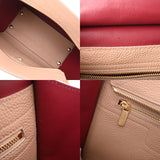 SALVATORE FERRAGAMO フェラガモ エイミー ピンクベージュ 21F478 レディース レザー トートバッグ Aランク 中古 銀蔵