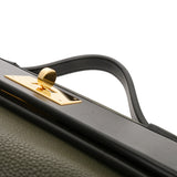 HERMES エルメス サックヴァンキャトル 29 グリーン系/ブラック系 D刻印(2019年頃) レディース トリヨンクレマンス ハンドバッグ Aランク 中古 銀蔵