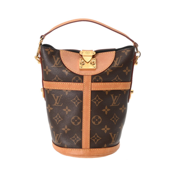 LOUIS VUITTON ルイヴィトン モノグラム ダッフルバッグ ブラウン M43587 レディース モノグラムキャンバス 2WAYバッグ Bランク 中古 銀蔵