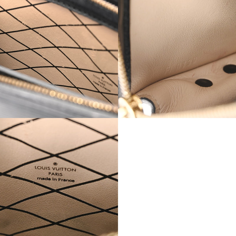 LOUIS VUITTON ルイヴィトン エピ トランククラッチ 2WAY ノワール M53052 レディース レザー ショルダーバッグ Bランク 中古 銀蔵