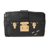 LOUIS VUITTON ルイヴィトン エピ トランククラッチ 2WAY ノワール M53052 レディース レザー ショルダーバッグ Bランク 中古 銀蔵