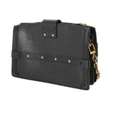 LOUIS VUITTON ルイヴィトン エピ トランククラッチ 2WAY ノワール M53052 レディース レザー ショルダーバッグ Bランク 中古 銀蔵