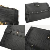 LOUIS VUITTON ルイヴィトン エピ トランククラッチ 2WAY ノワール M53052 レディース レザー ショルダーバッグ Bランク 中古 銀蔵