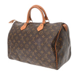 LOUIS VUITTON ルイヴィトン モノグラム スピーディ 35 ブラウン M41524 レディース モノグラムキャンバス ハンドバッグ Bランク 中古 銀蔵