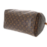 LOUIS VUITTON ルイヴィトン モノグラム スピーディ 35 ブラウン M41524 レディース モノグラムキャンバス ハンドバッグ Bランク 中古 銀蔵