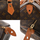 LOUIS VUITTON ルイヴィトン モノグラム スピーディ 35 ブラウン M41524 レディース モノグラムキャンバス ハンドバッグ Bランク 中古 銀蔵